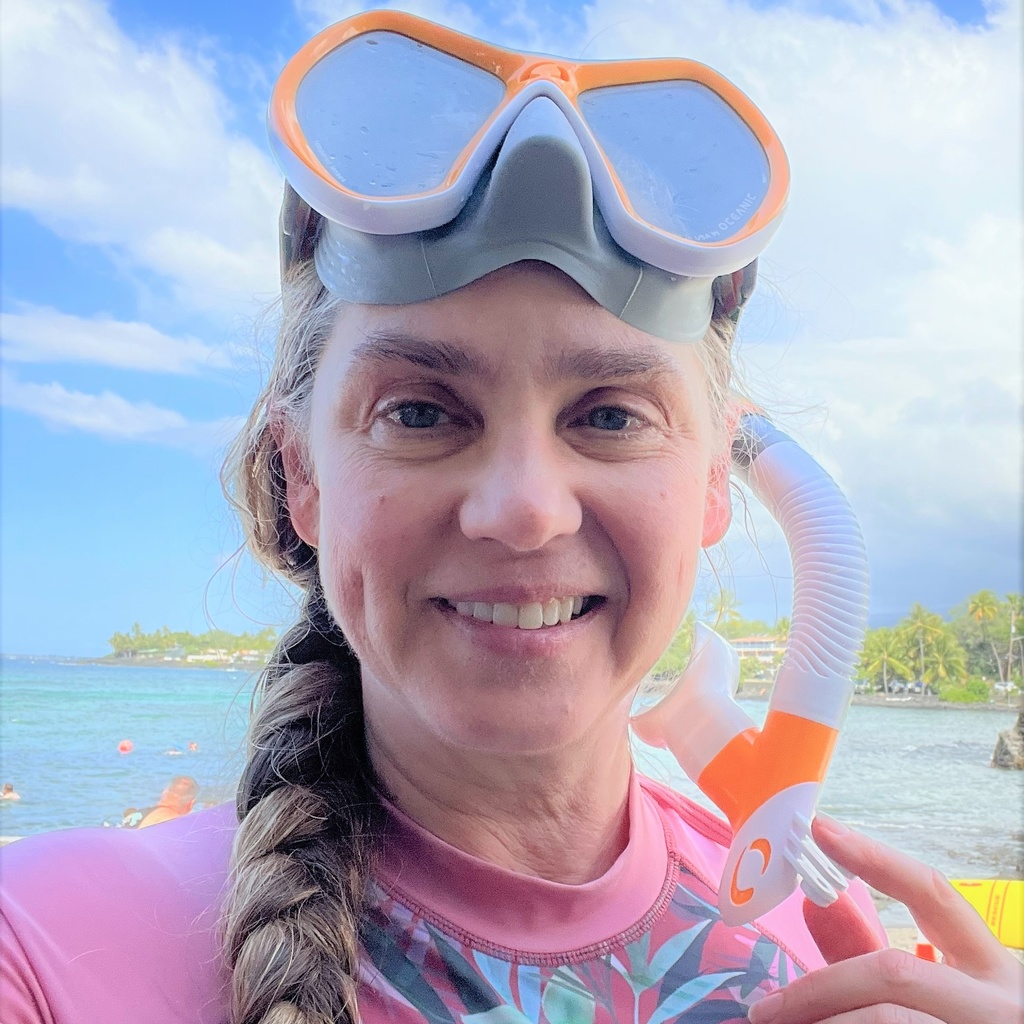 June Melby snorkel photo