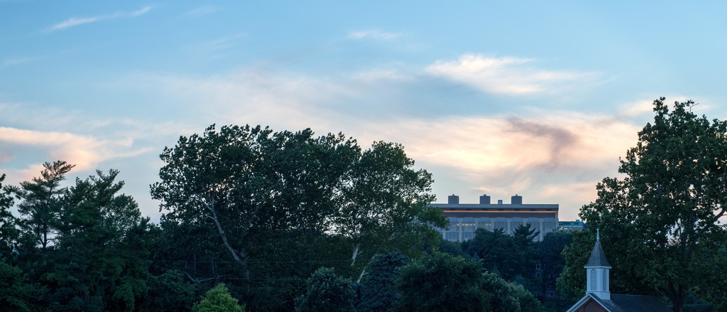 Iowa City Campus at Dusk