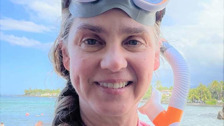 June Melby snorkel photo